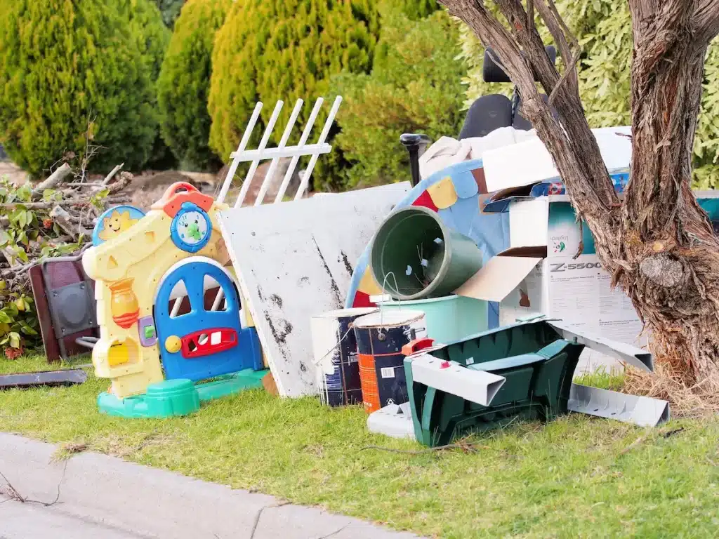 Rubbish On the Side Of A Road