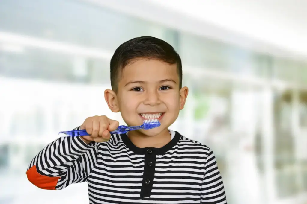 Child Brushing Teeth