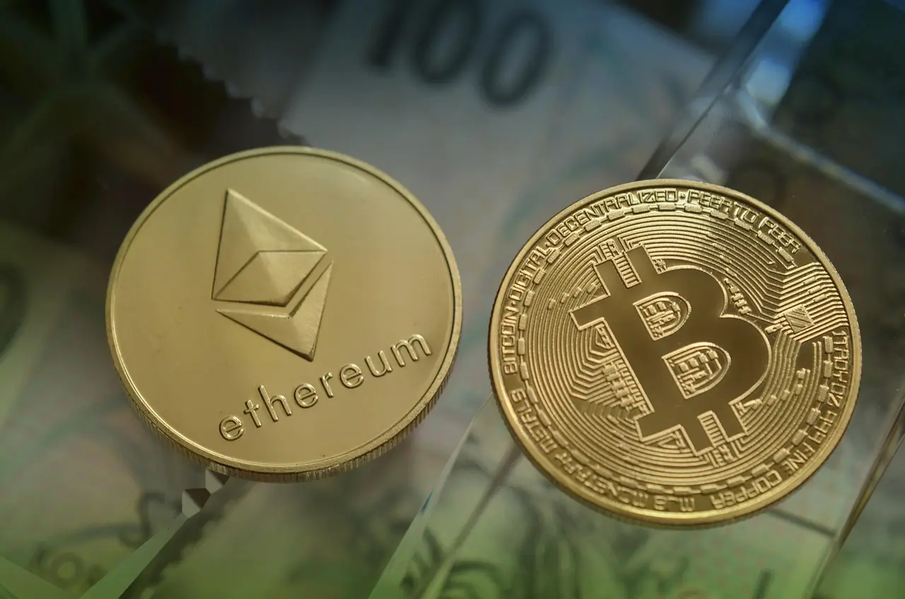Bitcoin And Ethereum Coins