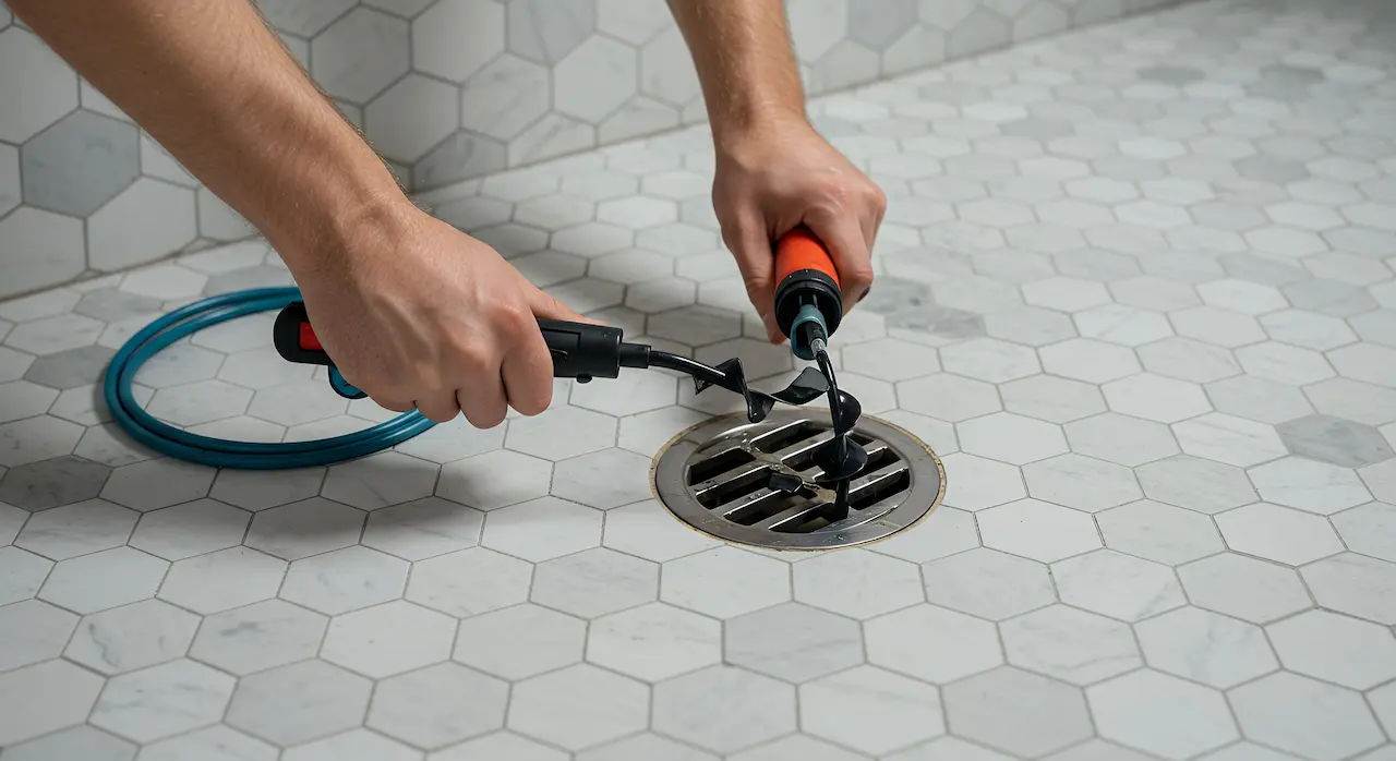DIY Shower Drain Cleaning